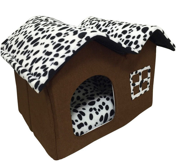 Indoor Winter Warm Cat Bed House