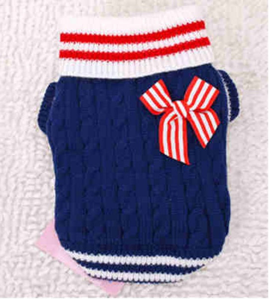 Navy Knitwear Cat Sweater