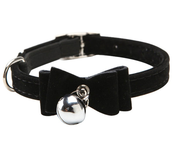 Safety Elastic Bowtie Bell Pet Collar