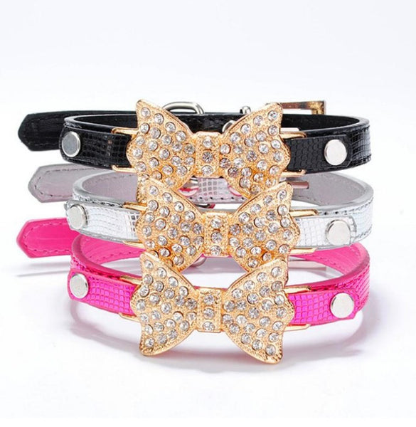 Pretty Bling Rhinestone Pet Collar