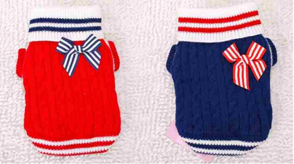 Navy Knitwear Cat Sweater