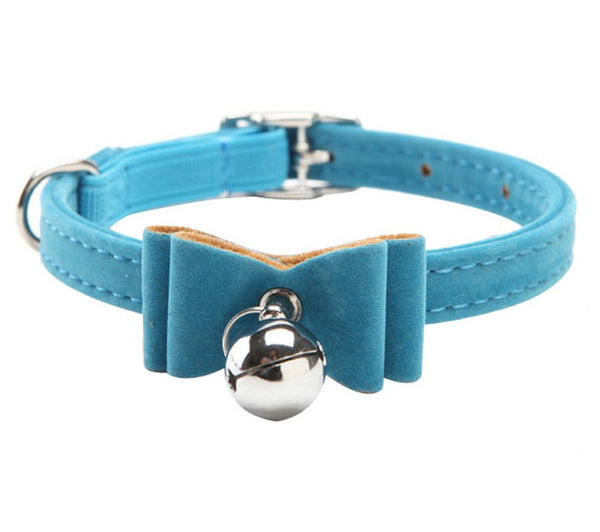 Safety Elastic Bowtie Bell Pet Collar