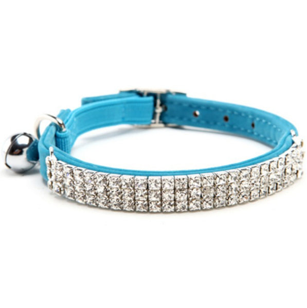 Luxury Diamante Rhinestone Cat Collar