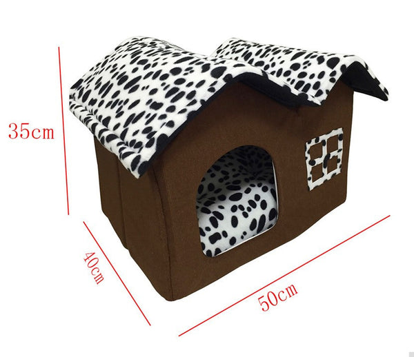 Indoor Winter Warm Cat Bed House