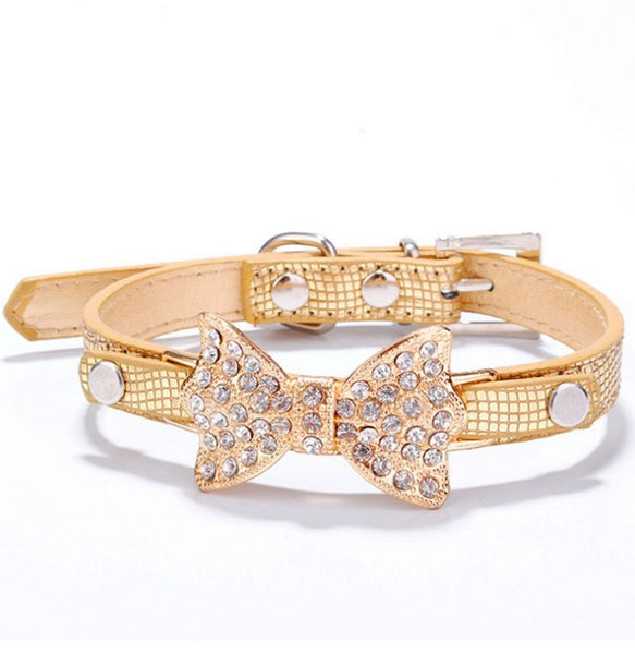 Pretty Bling Rhinestone Pet Collar