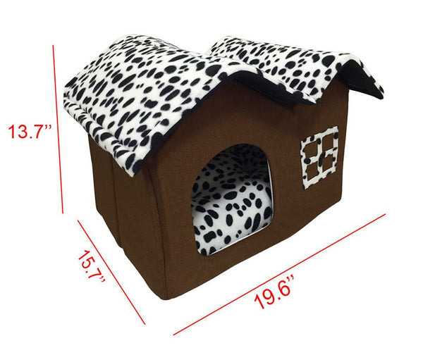 Indoor Winter Warm Cat Bed House