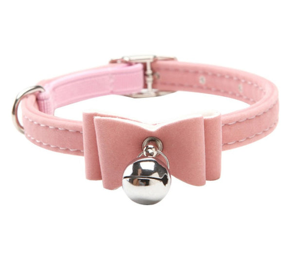 Safety Elastic Bowtie Bell Pet Collar