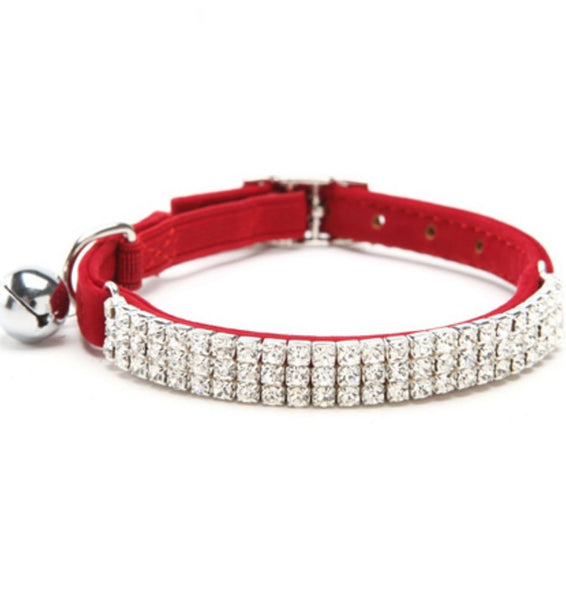 Luxury Diamante Rhinestone Cat Collar