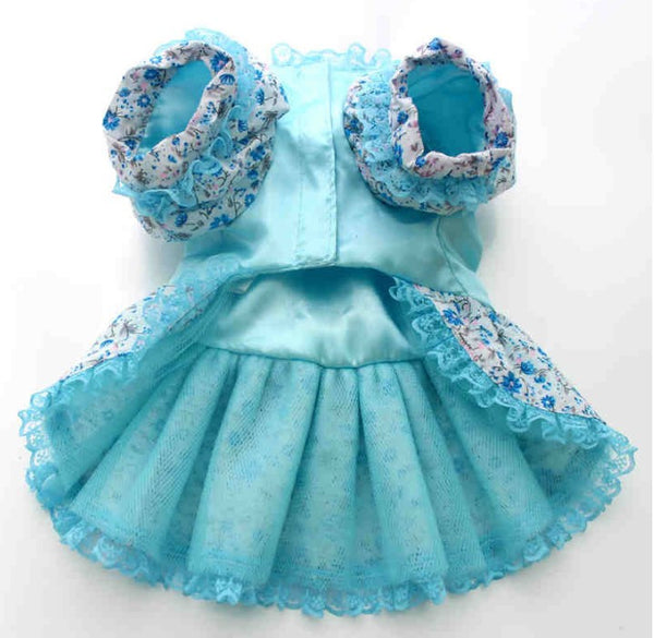 Princess Flowers Design Cat Dress