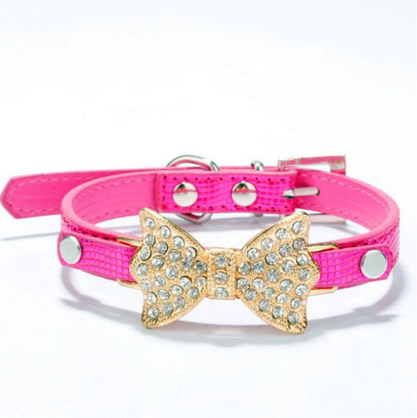 Pretty Bling Rhinestone Pet Collar